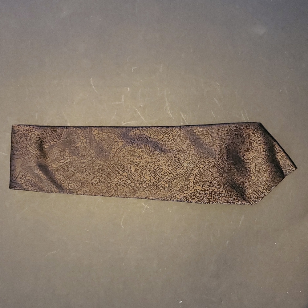Sean John Brown Paisley Necktie